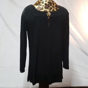 Chico's black tunic